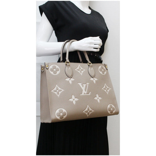 Louis Vuitton OnTheGo Tote Bicolor Monogram Empreinte Giant MM at 1stDibs