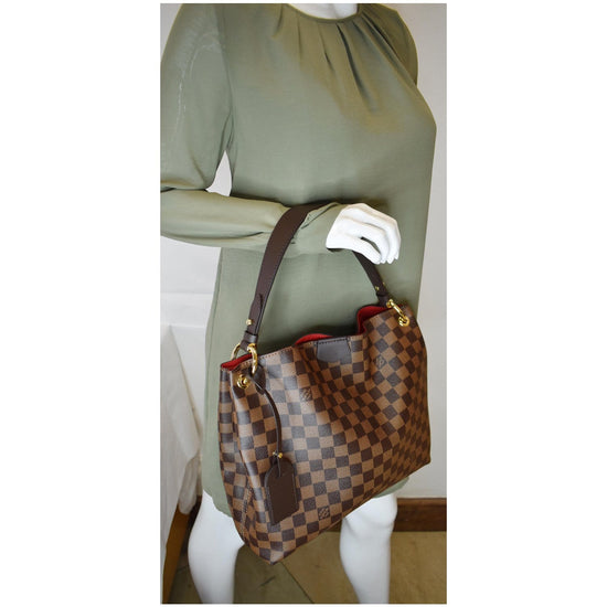 Louis Vuitton Damier Ebene Canvas Graceful PM - Handbag | Pre-owned & Certified | used Second Hand | Unisex