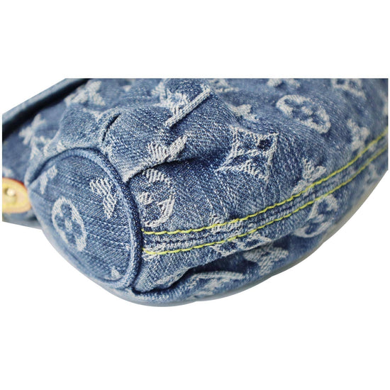 Louis Vuitton, Bags, Louis Vuitton Mini Pleaty Monogram Denim Bag Vintage  Jean Shoulder Bag Wow