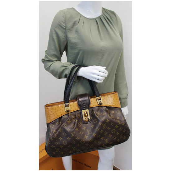 Louis Vuitton Monogram Canvas and Leather with Snakeskin and Ostrich Trim  Limited Edition Oskar Waltz Bag Louis Vuitton