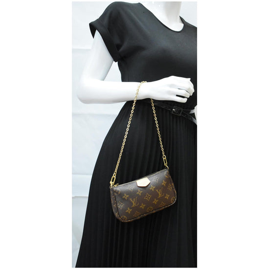 Louis Vuitton Monogram Canvas Mini Pochette Accessoires' In Brown, ModeSens