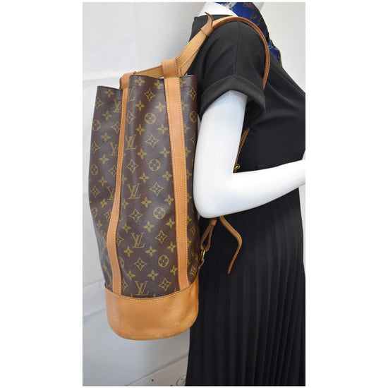 Brown Louis Vuitton Monogram Randonnee GM Backpack – Designer Revival