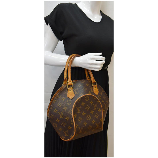 Ellipse leather handbag Louis Vuitton Brown in Leather - 36186076