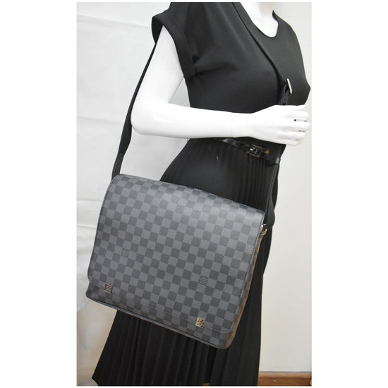 Louis Vuitton District MM Monogram Eclipse Messenger Bag