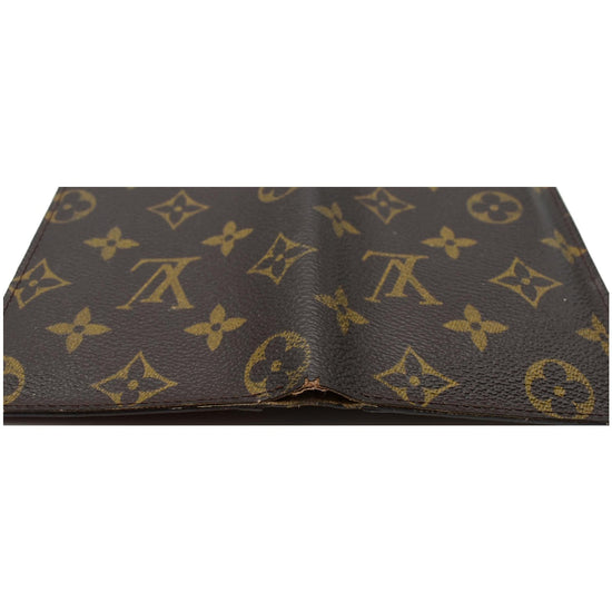 Louis Vuitton Checkbook Cover Monogram Canvas - ShopStyle Wallets & Card  Holders