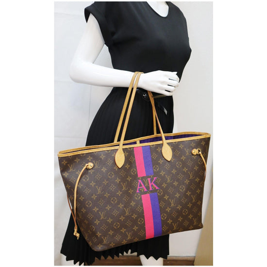 Louis Vuitton Neverfull Gm Brown Monogram Canvas Tote - MyDesignerly