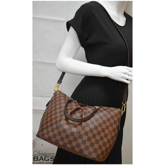 Louis Vuitton Damier Ebene Siena MM - Brown Totes, Handbags - LOU720494