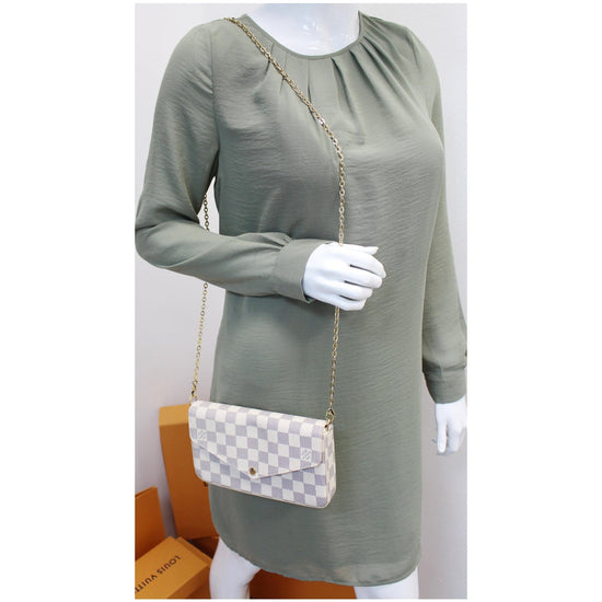 Louis Vuitton Damier Azur Pochette Felicie - Neutrals Crossbody Bags,  Handbags - LOU775135