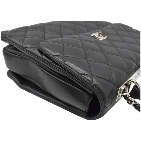 Chanel Trendy CC Large Flap Quilted Lambskin Leather Bag