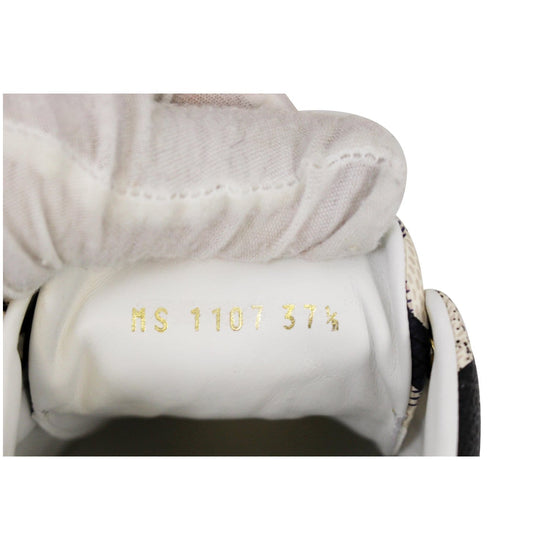 Louis Vuitton Damier Azur Pattern Mesh Accents Sneakers It 37.5 | 7.5