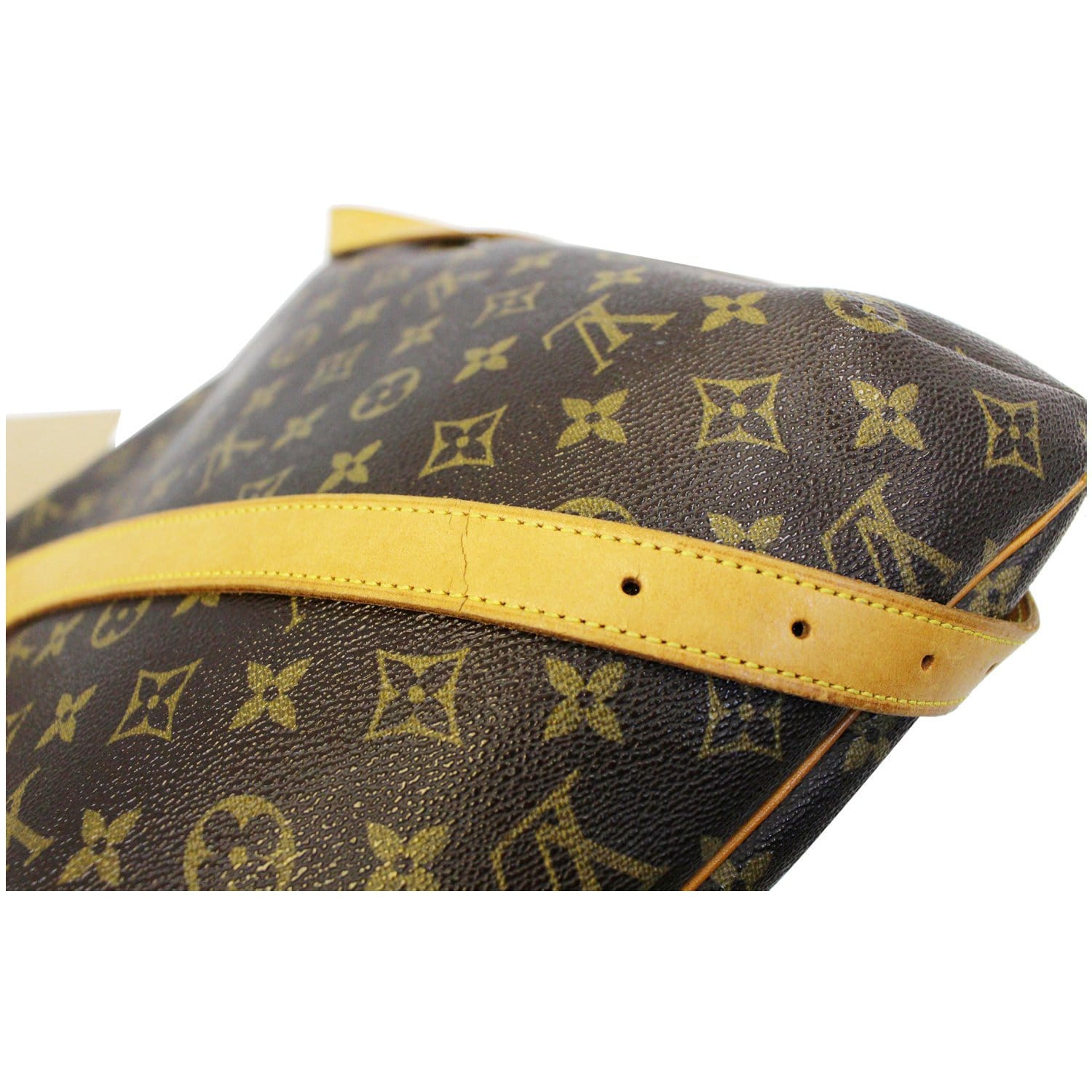 Musette Salsa Crossbody bag in Monogram coated canvas, Gold Hardware