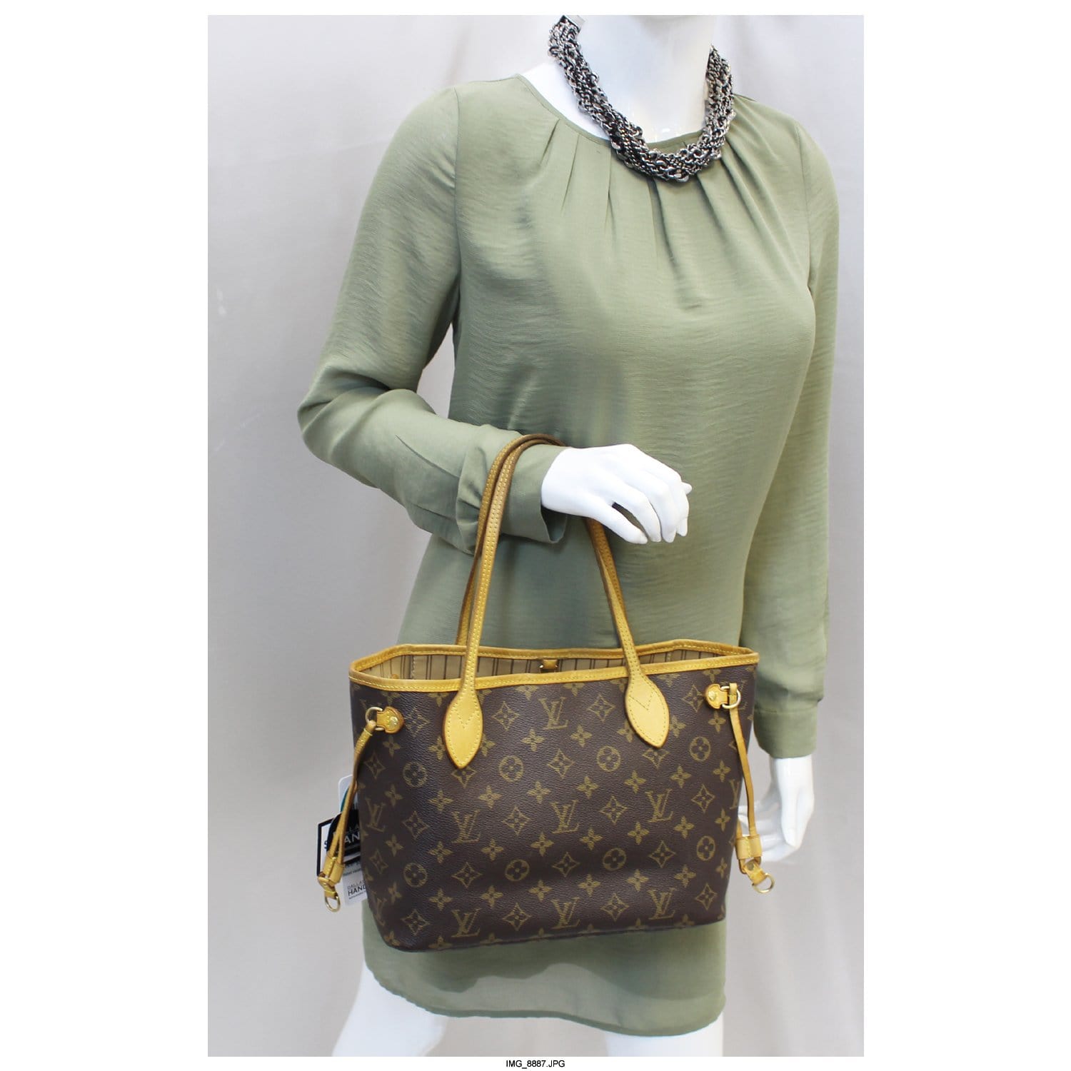 LOUIS VUITTON Monogram Canvas Neverfull PM Tote Shoulder Bag