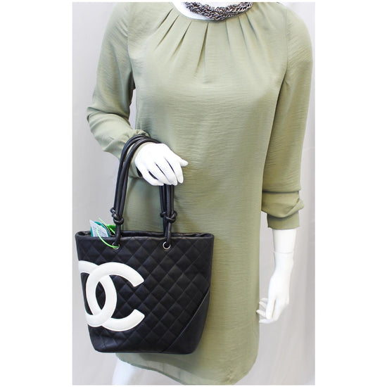 Cambon small rectangle leather handbag Chanel Black in Leather