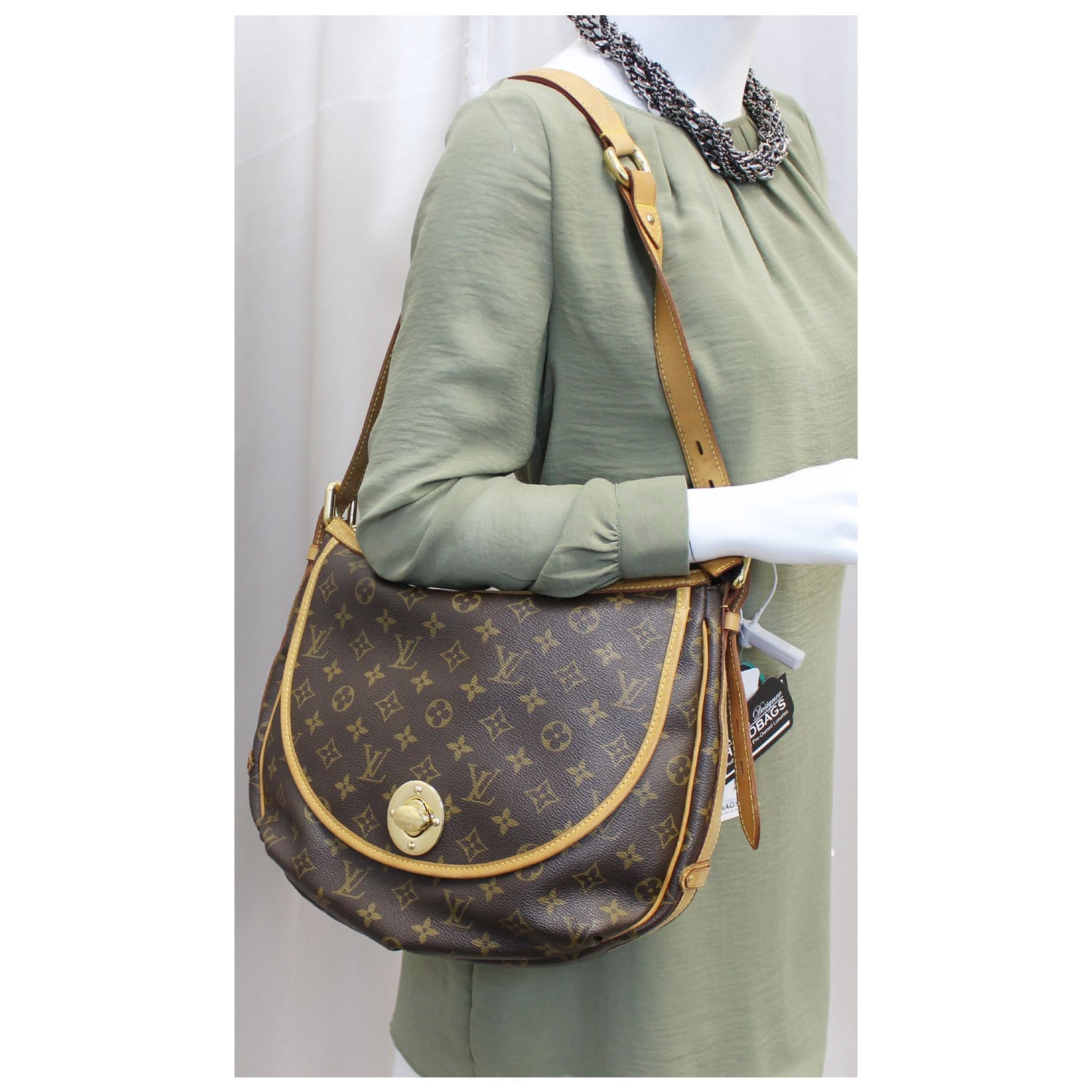 What Goes Around Comes Around Louis Vuitton Monogram Tulum Gm Bag in Brown