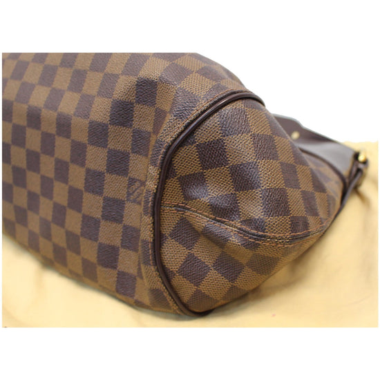 Sistina cloth handbag Louis Vuitton Brown in Fabric - 34674582