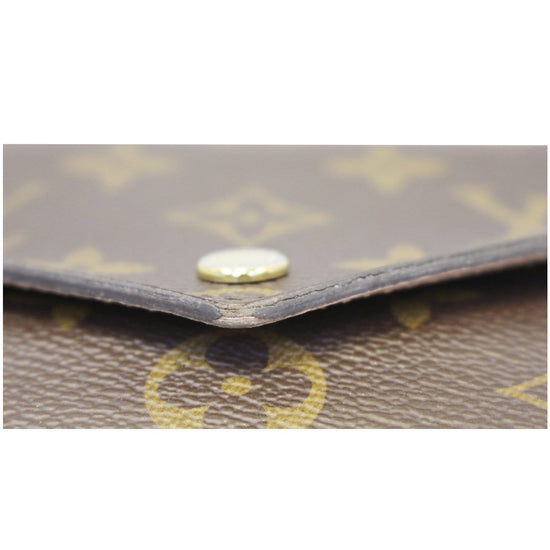 LOUIS VUITTON Monogram Jeanne Wallet Rose Ballerine 1240899