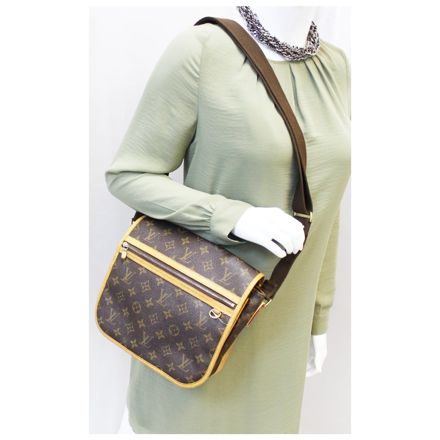 LOUIS VUITTON Bosphore PM Monogram Canvas Crossbody Bag-US