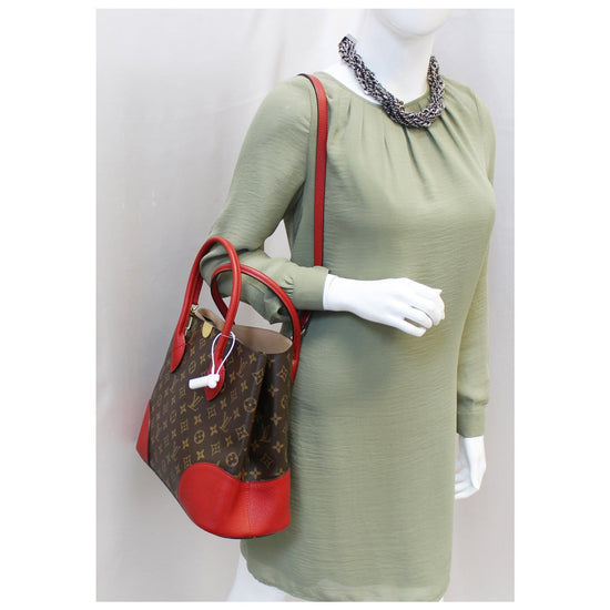 Louis+Vuitton+Flandrin+Shoulder+Bag+Black%2FBrown+Canvas for sale online