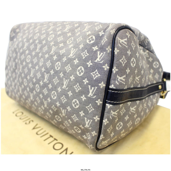 Auth Louis Vuitton Monogram Mini Lin Speedy 30 Hand Bag 9C131130na"