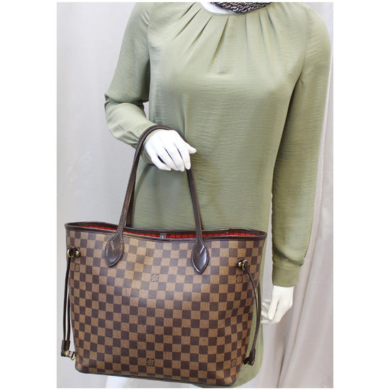 LOUIS VUITTON NEVERFULL MM with POUCH Beige SD0117