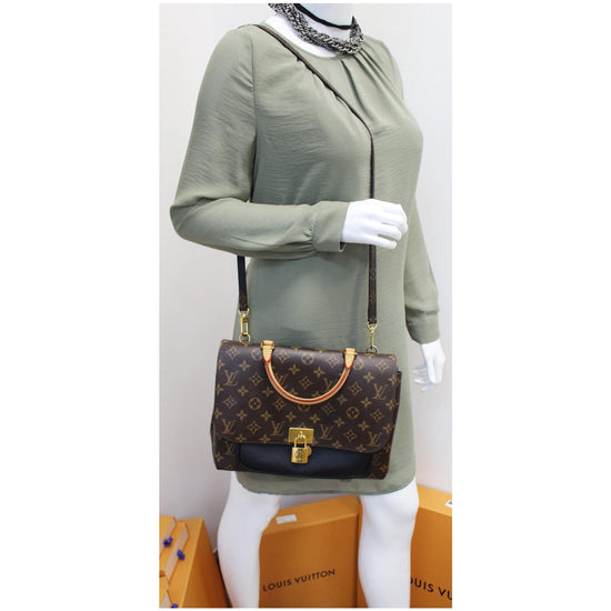 Marignan cloth crossbody bag Louis Vuitton Brown in Cloth - 31299458
