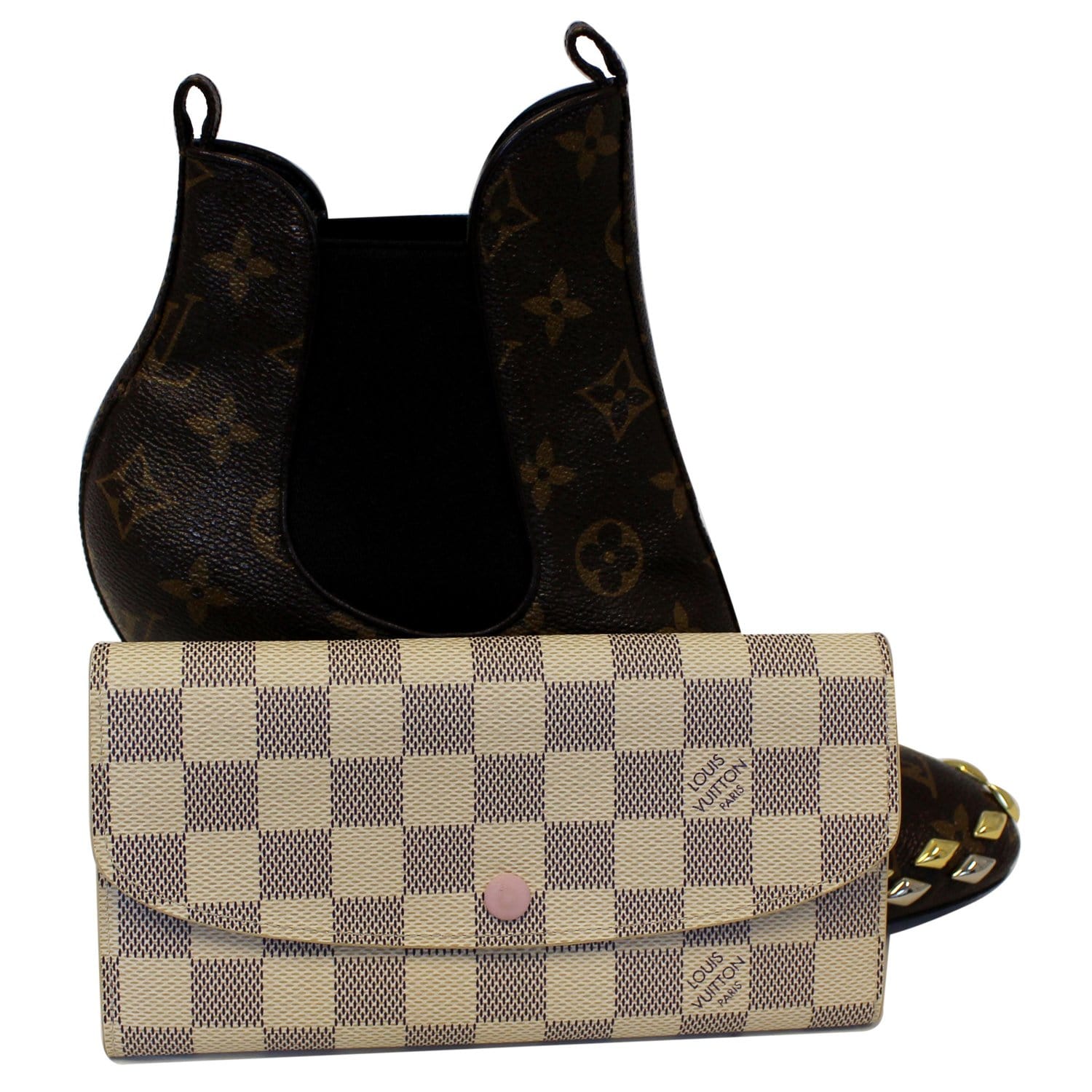 Carteira Louis Vuitton Damier Azur Emilie