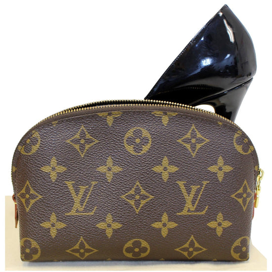 LOUIS VUITTON Monogram Canvas Cosmetic Pouch Brown-US