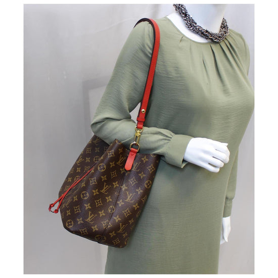 Louis Vuitton Monogram Neonoe Mm Coquelicot Red Coated Canvas Hobo Bag -  MyDesignerly