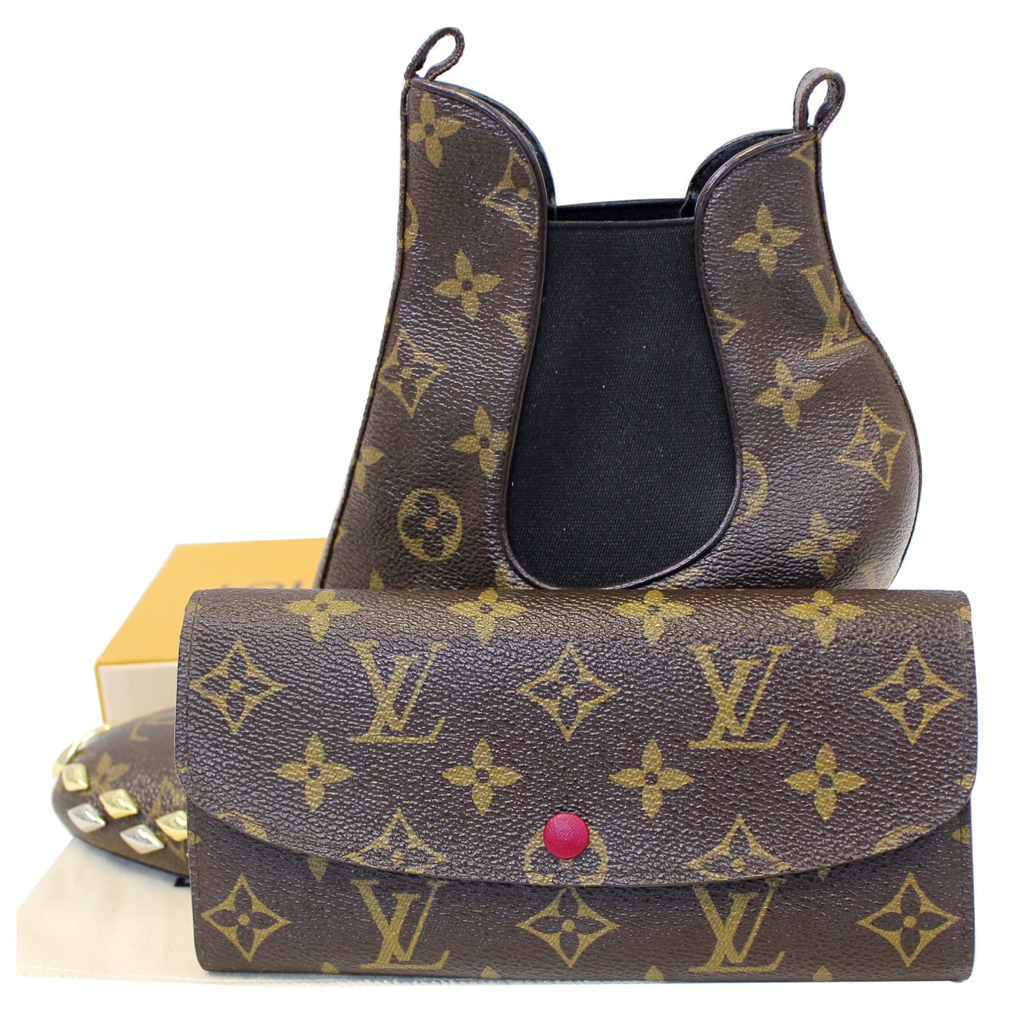 Louis Vuitton Emilie Wallet Monogram Canvas Pouch