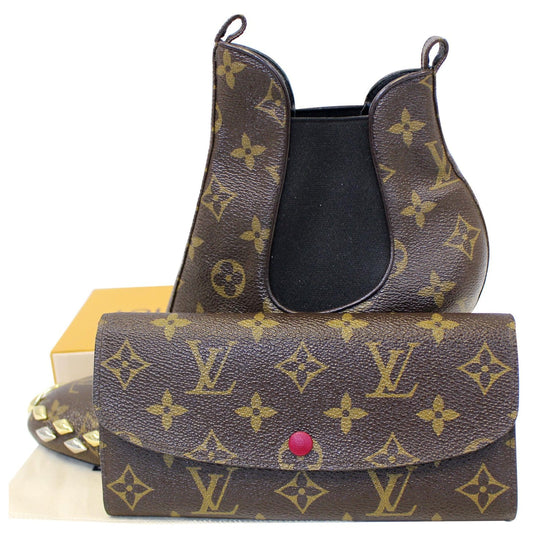 Louis Vuitton Emilie Wallet Monogram Canvas Fuchsia