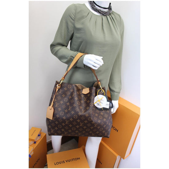 Louis Vuitton Graceful MM Monogram Canvas Shoulder Bag