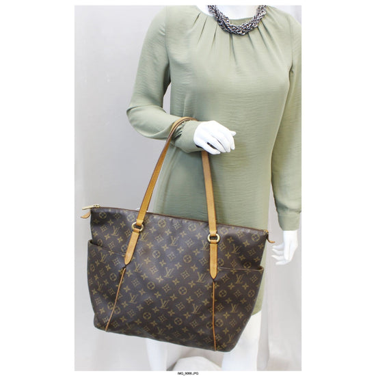 LOUIS VUITTON Monogram Canvas Totally GM Tote Shoulder Bag-US