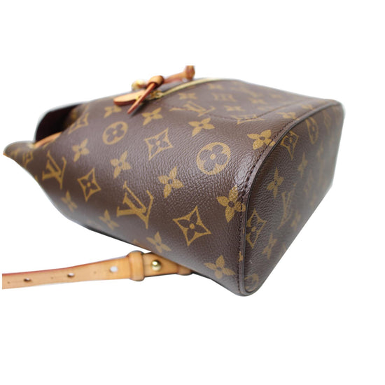 Louis Vuitton Black and Monogram Montsouris Backpack PM NM