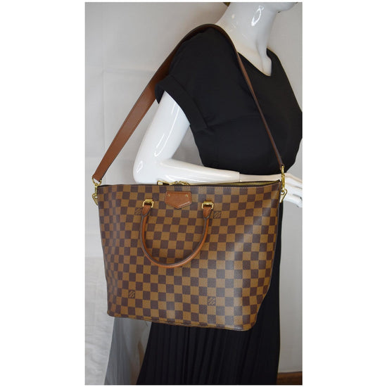 Louis Vuitton Damier Ebene Belmont MM Tote (SHF-F2YBxO) – LuxeDH