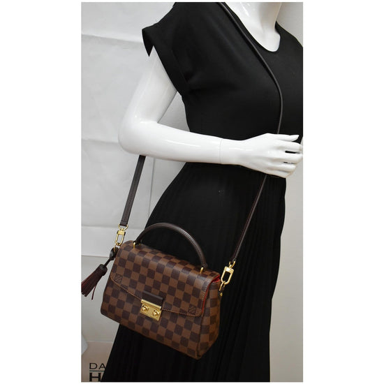 Croisette leather satchel Louis Vuitton Brown in Leather - 37917267