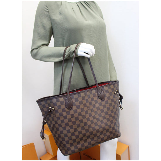 Louis Vuitton Damier Never Full Tote Leather Shoulder Bag – Mint Market