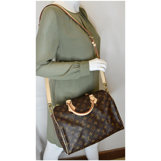 Louis Vuitton Speedy 30 Bandouliere Monogram Canvas Bag