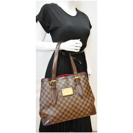 Brown Louis Vuitton Damier Ebene Hampstead MM Tote Bag – Designer Revival