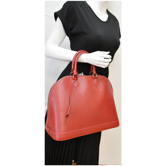 Louis Vuitton // Red Epi Leather Alma Bag – VSP Consignment