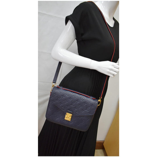 Empreinte Pochette Metis Navy Blue GHW