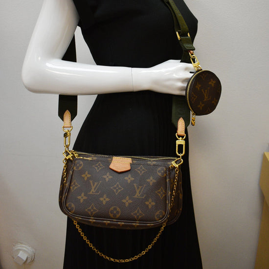 Louis Vuitton Multi Pochette Accessoires in Kaki w/ Tags