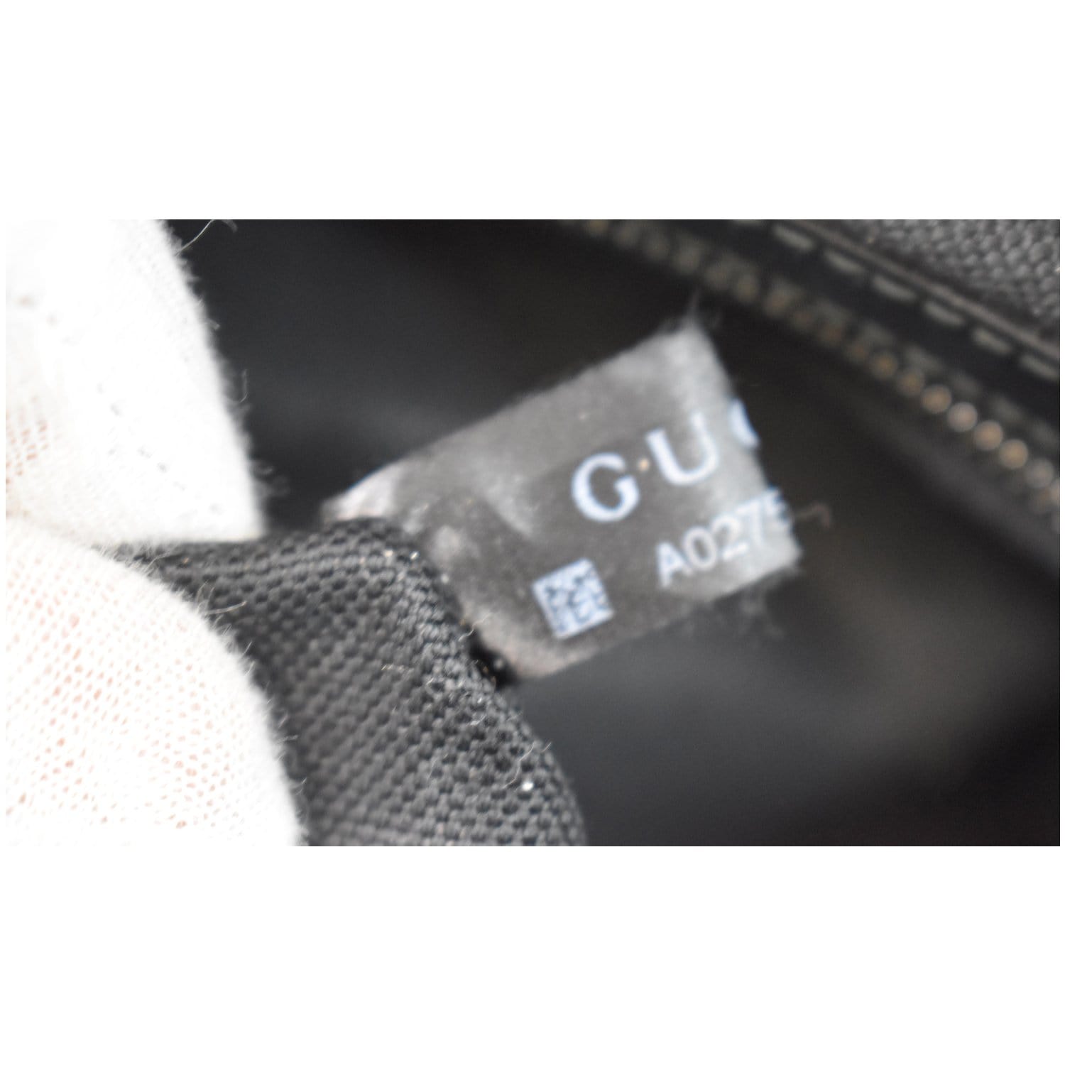 Gucci GG Supreme Leather Trim Belt Bumbag Bag Black