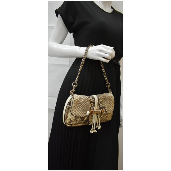 GUCCI CROISETTE PYTHON BAG – Caroline's Fashion Luxuries