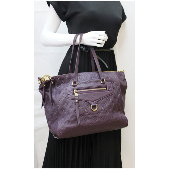 LOUIS VUITTON MONOGRAM Empreinte Lumineuse PM Purple 2 Way Bag #7 Rise-on