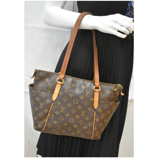 Louis Vuitton Totally PM Monogram Canvas Shoulder Tote Bag Brown