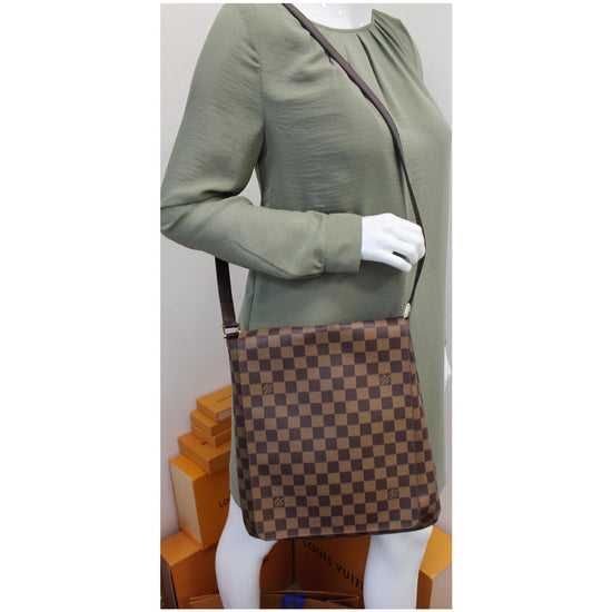 Louis Vuitton 2006 Pre-owned Damier Ebène Musette Salsa Crossbody Bag - Brown