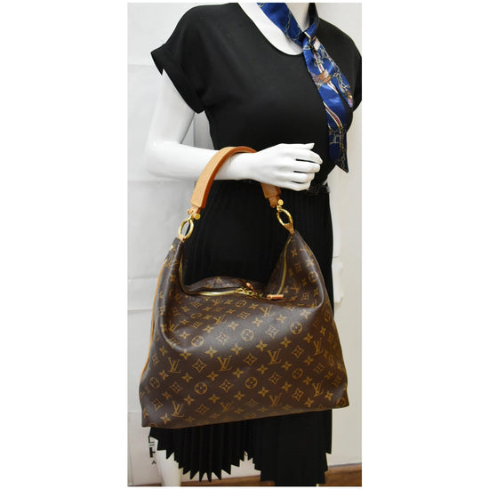 LOUIS VUITTON Monogram Canvas Sully MM Shoulder Bag