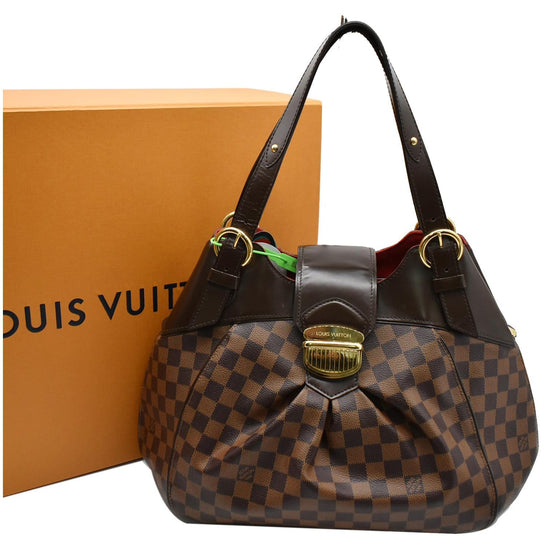 LOUIS VUITTON DAMIER EBENE SISTINA GM SHOULDER BAG - CRTBLNCHSHP