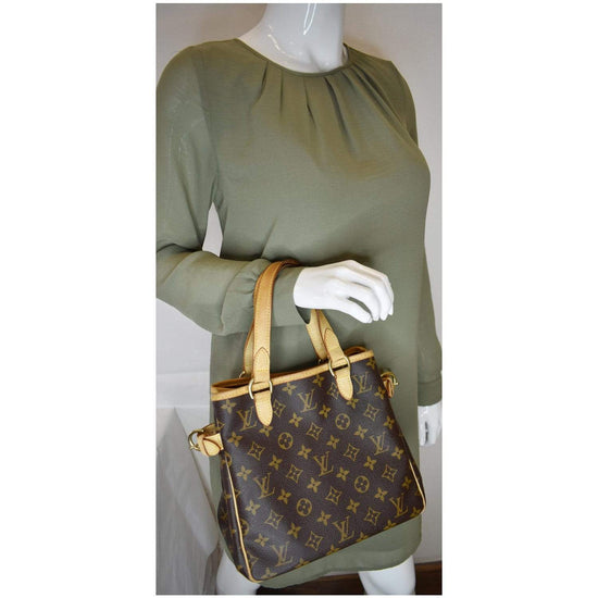 Louis Vuitton Batignolles Vertical Brown Monogram Canvas Shoulder Bag –  ClosetsNYC