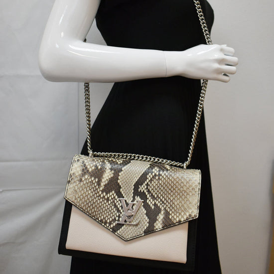 Louis Vuitton - MYLOCKME Chain Bag - Crème / Black - Leather - Women - Luxury